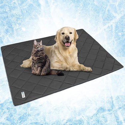 PetAmi Premium Cooling Dog Blanket | Lightweight Fluffy Pet Throw Blanket Bed by PetAmi