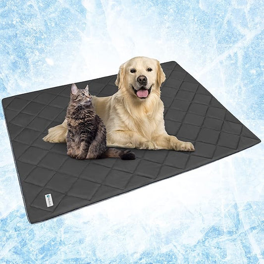 PetAmi Premium Cooling Dog Blanket | Lightweight Fluffy Pet Throw Blanket Bed by PetAmi
