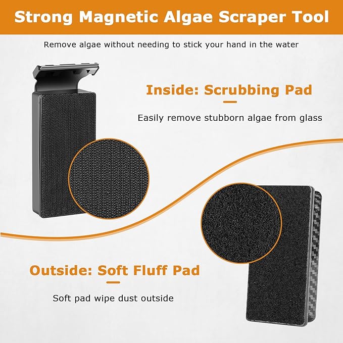 hygger Magnetic Fish Tank Cleaner, Aquarium Glass Cleaner - Image 7
