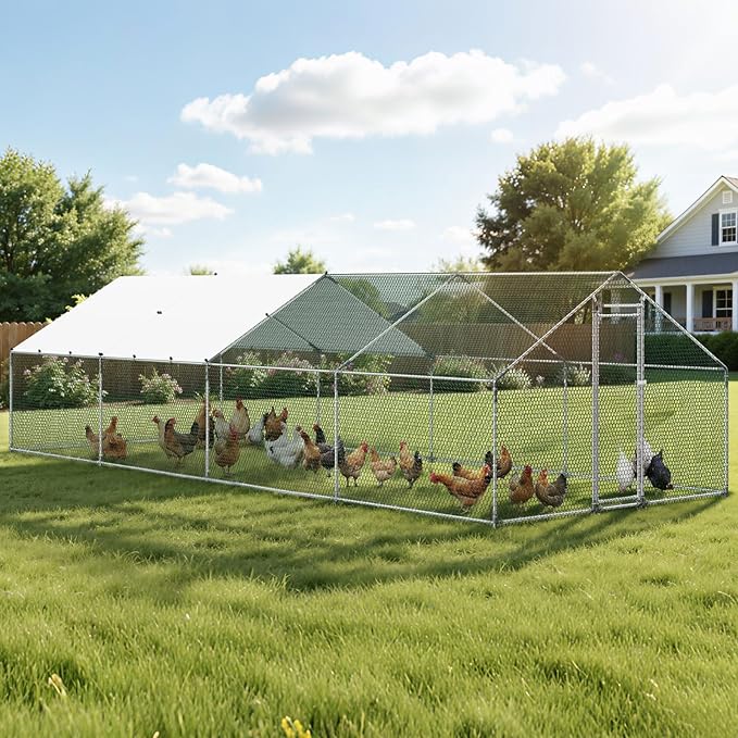 VEVOR Large Metal Chicken Coop - Image 8