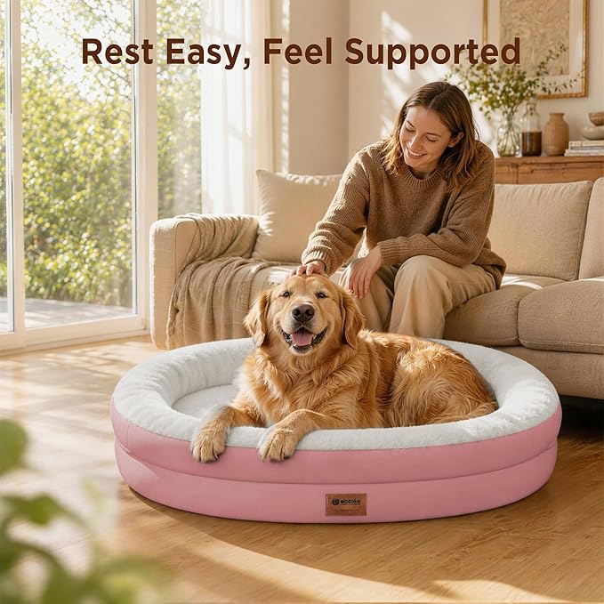 Orthopedic Dog Bed for Extra Large Dogs, XL Waterproof Dog Bed - Image 2