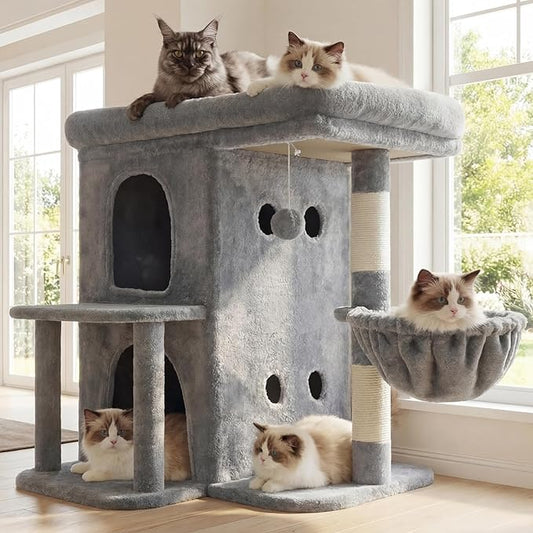 Heybly Cat Tree, 25.6-inch Cat Tower by HEYBLY