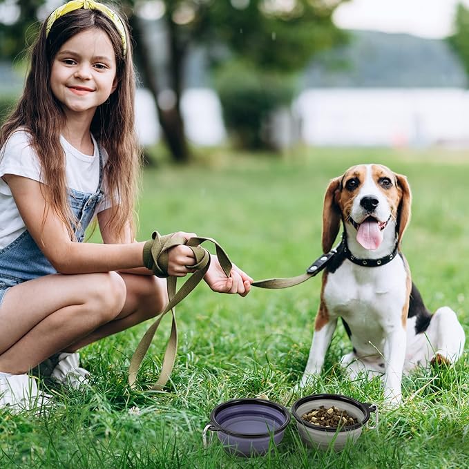 Dog Bowl Pet Collapsible Bowls, 2 Pack Collapsible Dog Water Bowls - Image 3