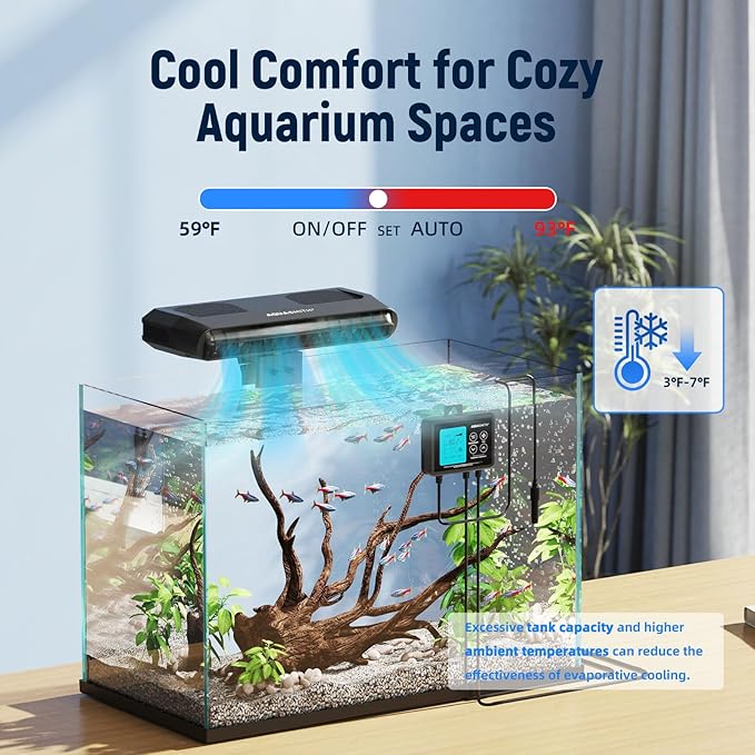 AQUASMITH Aquarium Chiller Fan, Fish Tank Cooler - Image 2