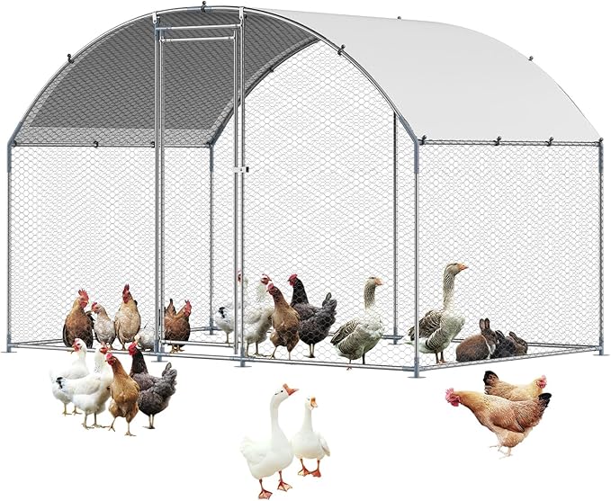 VEVOR Large Metal Chicken Coop by VEVOR