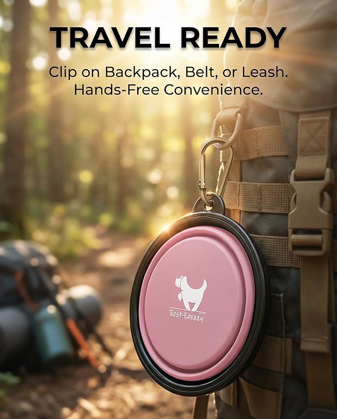 Collapsible Dog Bowls for Travel, BPA Free - Image 8
