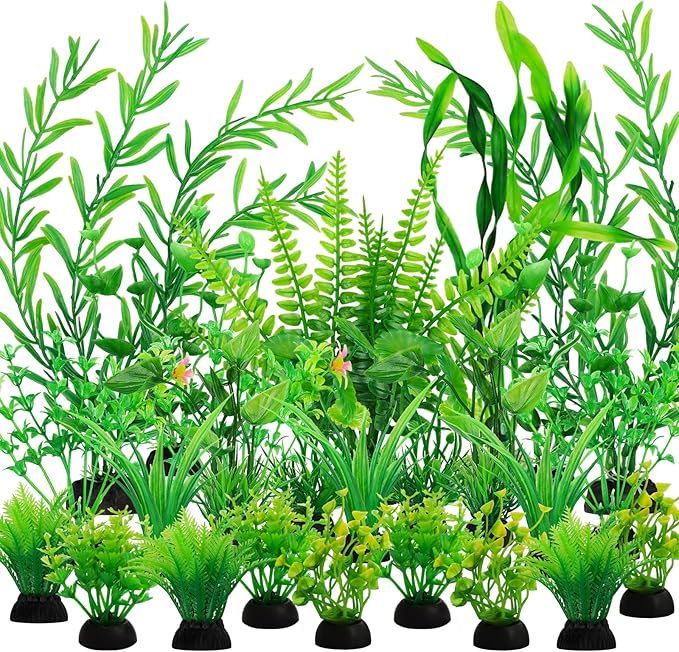 QUOZUO Fish Tank Accessories Aquarium Decorations Green Plants, Aquarium Decor by QUOZUO