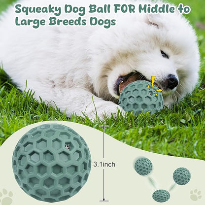 Tough Dog Chew Toys for Aggressive Chewers, Indestructible Dog Balls for - Image 2