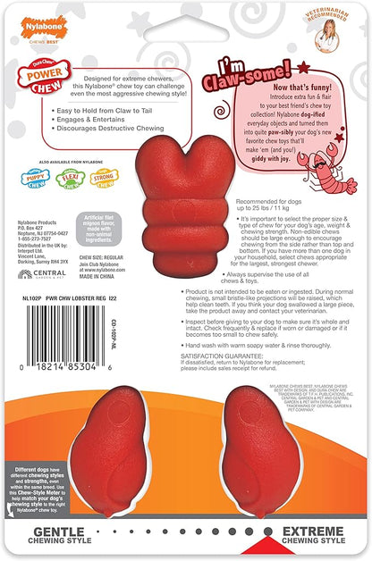 Nylabone Lobster Power Chew Toy - Image 12