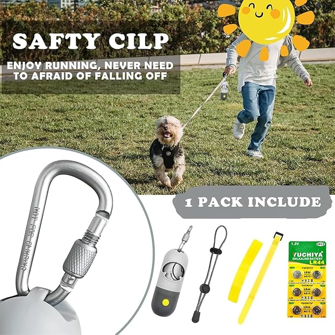 Dog Poop Bags Holder with LED Flashlight|Pet Waste Bags Dispenser - Image 4