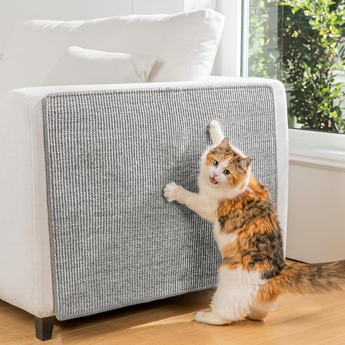 Conlun Cat Scratcher Mat, Natural Sisal Cat Scratch Pad by Conlun