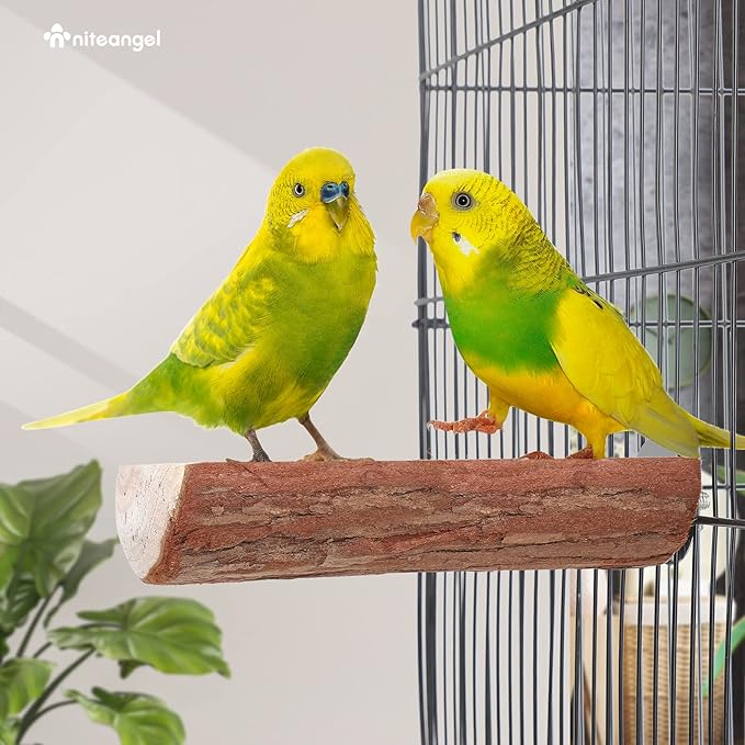 Niteangel Parrot Cage Perch, Wooden Platform - Image 6