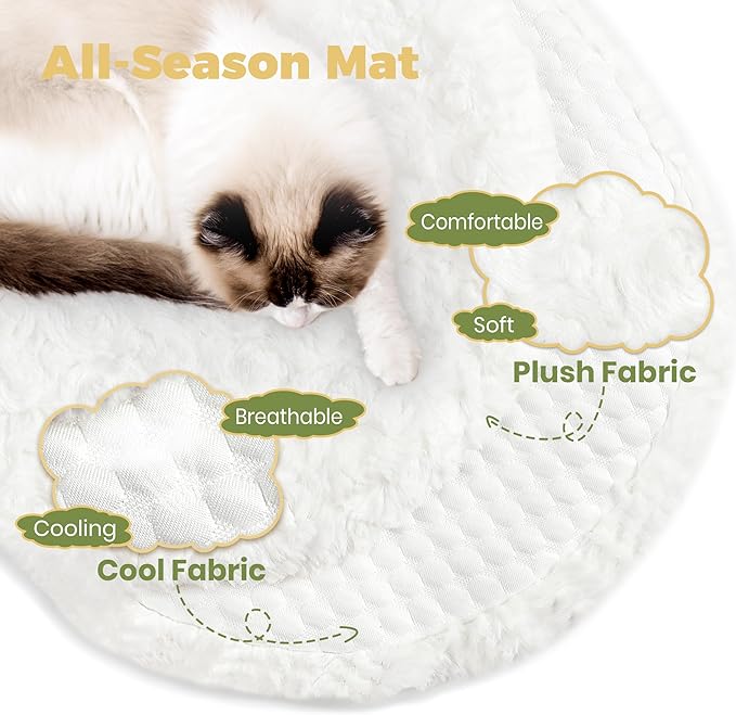 Easyego Modern Cat Tree, 45.6" Aesthetic Wood Cat Tree Tower - Image 4