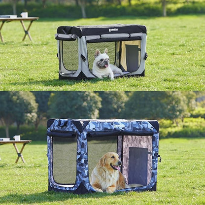 ZOMISIA Collapsible Dog Crate for Medium Dogs - Image 3