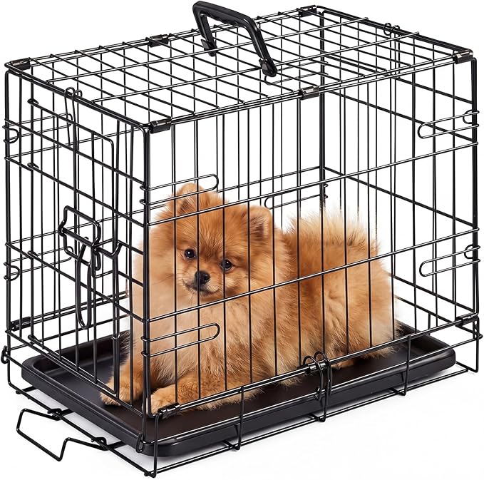 DUMOS Dog Crate, 18 Inch Small Single Door Dog Cage by DumosLifestyle