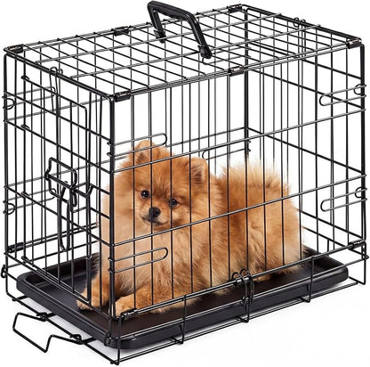 DUMOS Dog Crate, 18 Inch Small Single Door Dog Cage by DumosLifestyle