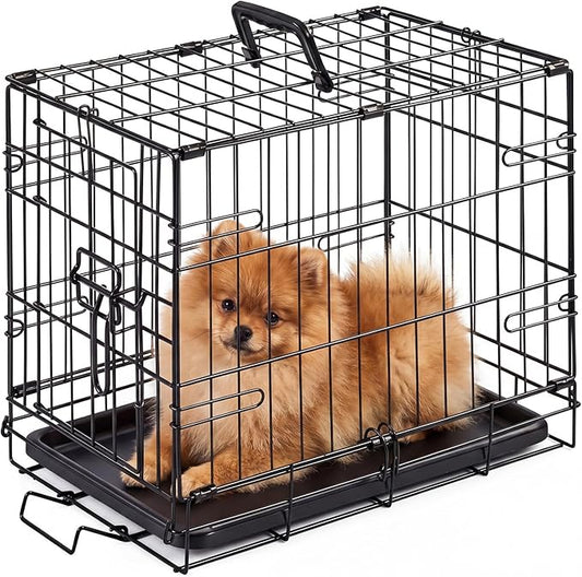 DUMOS Dog Crate, 18 Inch Small Single Door Dog Cage by DumosLifestyle