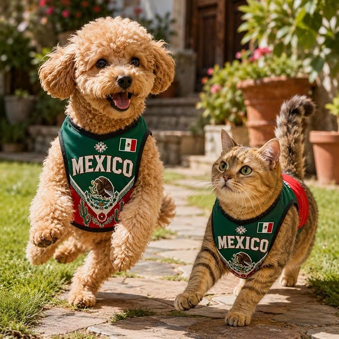 V-DECORPARKS Personalized Pet Soccer Jersey Custom Name Number Dog Cat Football - Image 3