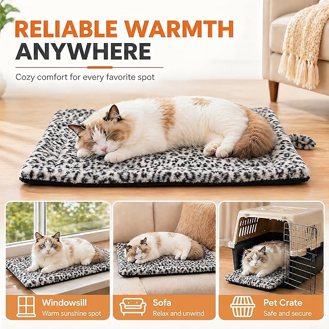 Self Warming Cat Pad for Cats and Small Dogs, Non Electric Thermal Pet Mat - Image 8