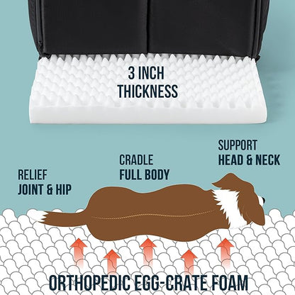 PELZIN Orthopedic Dog Bed House - Image 2