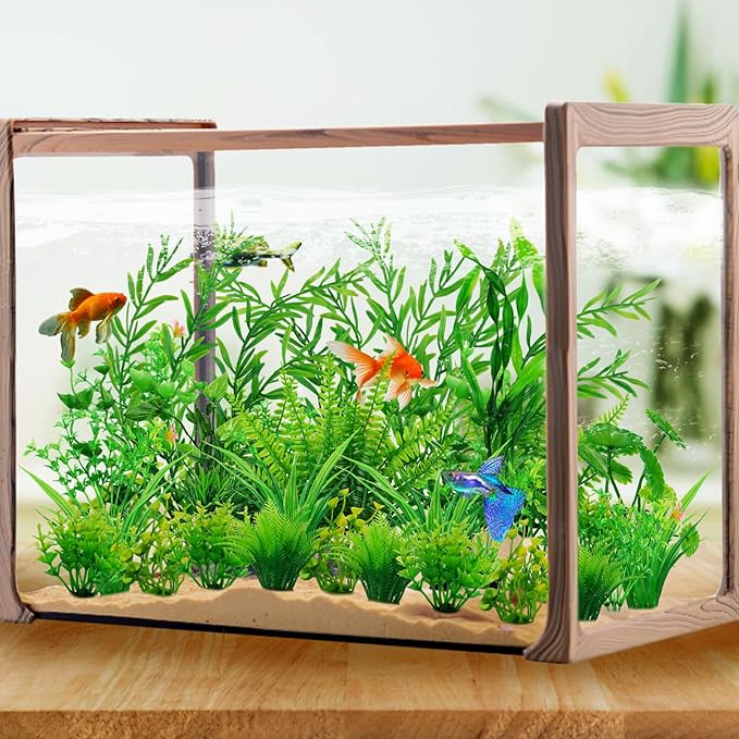 QUOZUO Fish Tank Accessories Aquarium Decorations Green Plants, Aquarium Decor - Image 6