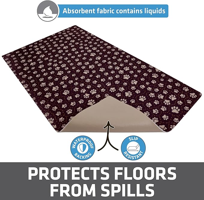 Drymate Pet Bowl Placemat, Dog & Cat Food Feeding Mat - Image 3