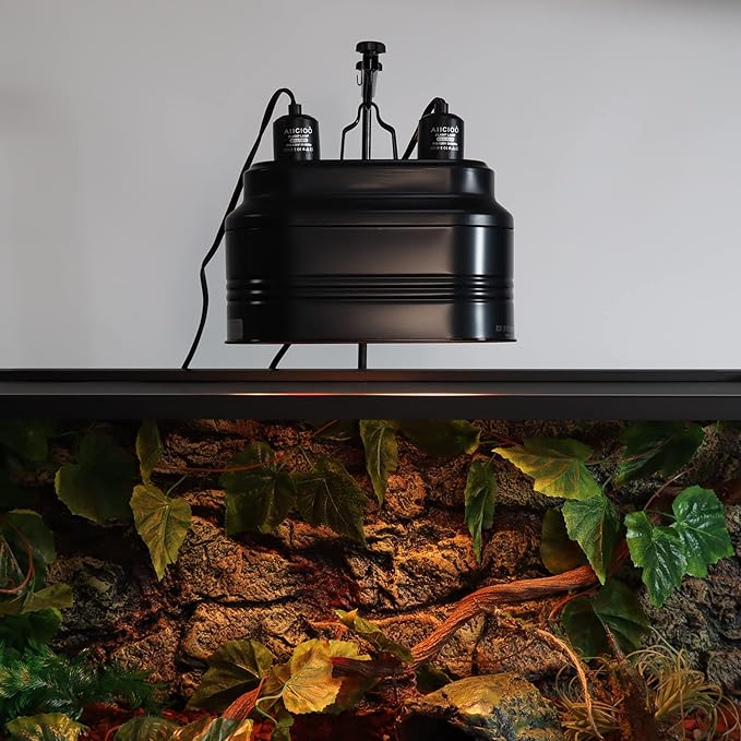 Aiicioo Dual Reptile Light Fixture - Image 8