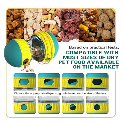 BSISUERM Dog Treat Dispensing Puzzle Toy Adjustable Food Dispenser Slow Feeder - Image 3