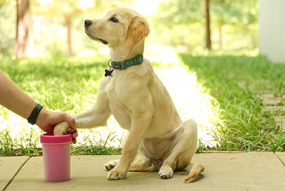 Dexas Pink Medium Dog Paw Cleaner, MudBuster - Image 5