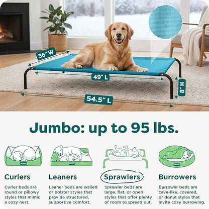 FurHaven Elevated Dog Bed, Cooling Raised Pet Cot - Image 3