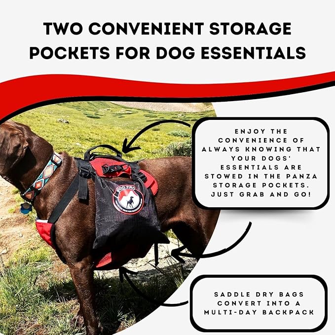 Fido Pro Panza Harness V2 with Deployable Emergency Dog Rescue Sling - Image 3