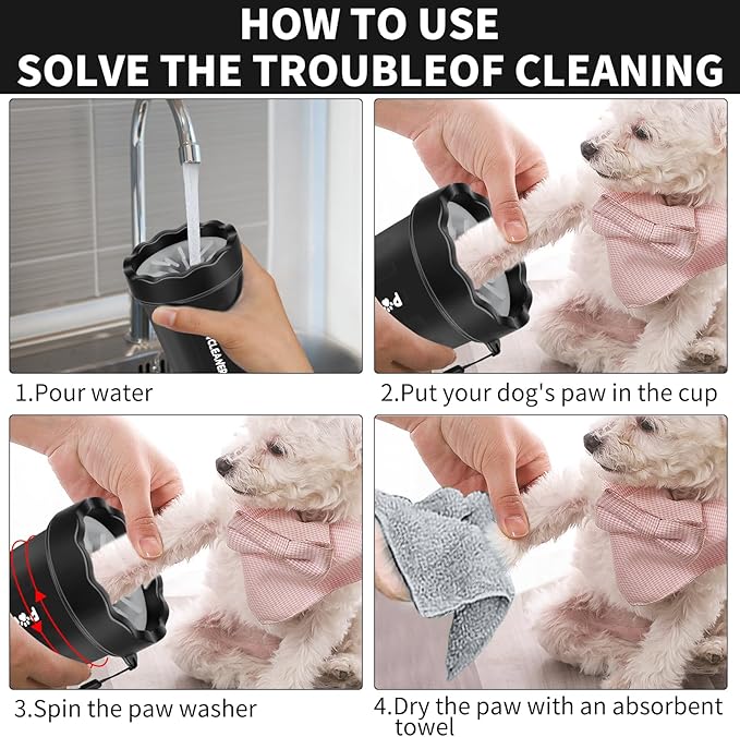 Professional 7 in 1 Dog Paw Cleaner - Image 4
