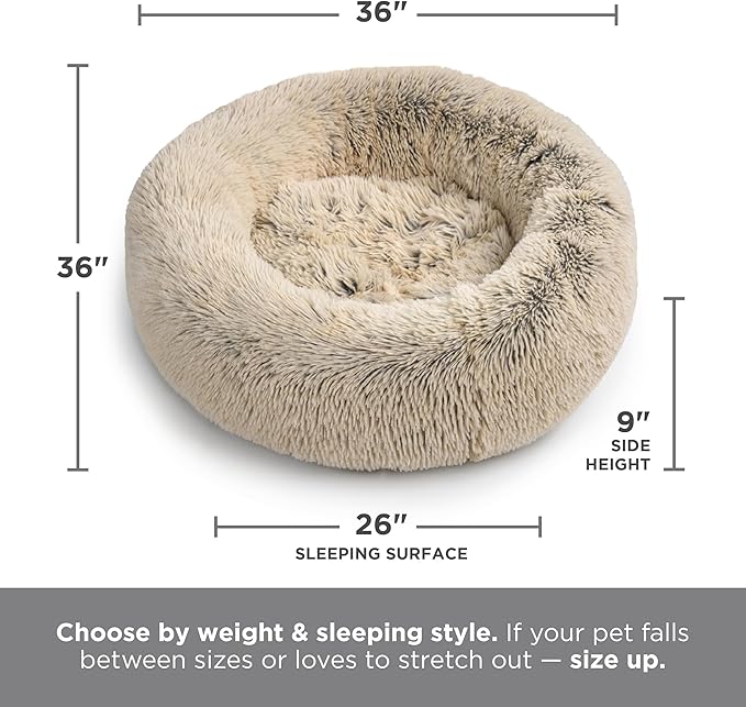 Best Friends by Sheri The Original Calming Donut Dog Bed - Image 9