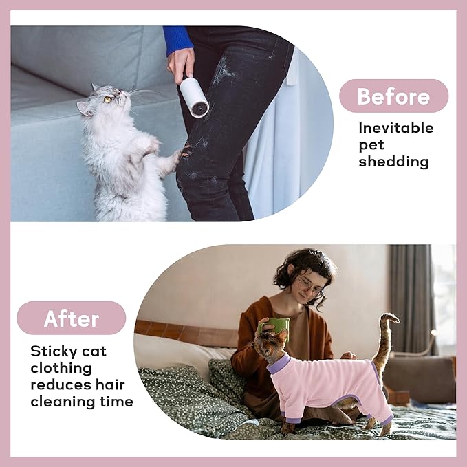 PUMYPOREITY Cat Behavior Control Sweater – Stops Licking & Over-Grooming - Image 3