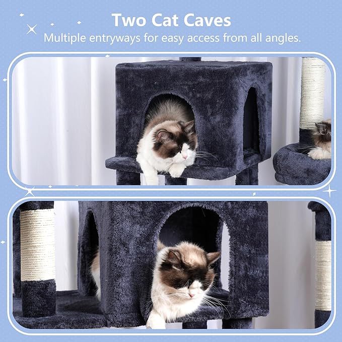 Hey-brother Cat Tree Tower, Scratching Posts - Image 5