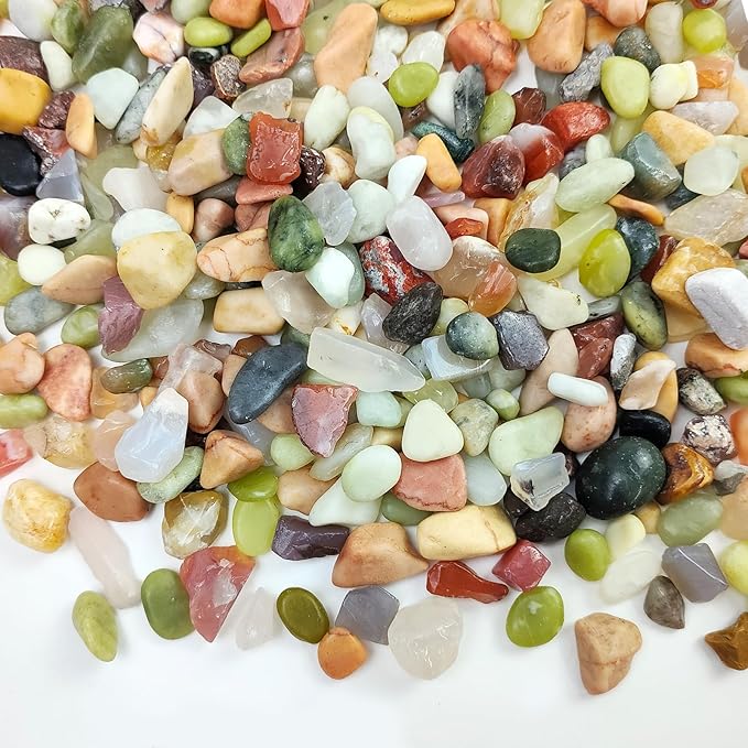 FANTIAN 2 Pounds Pebbles for Plants, 3/8 Inch Succulent Rocks, Decorative by FANTIAN-GardeningMakesLifeBetter