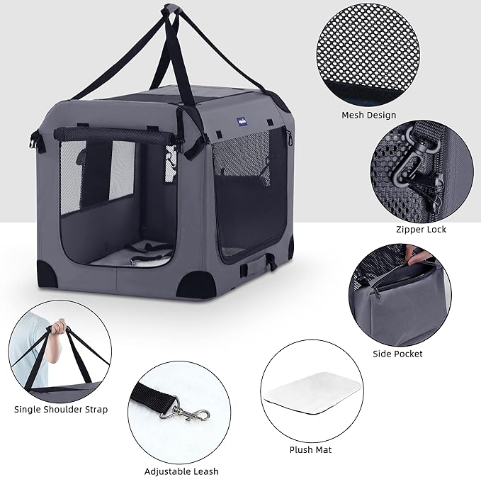 Petprsco Portable Dog Crate - Image 3