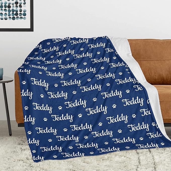 Custom Pet Blanket for Dog, Personalized Pet Blanket - Image 2