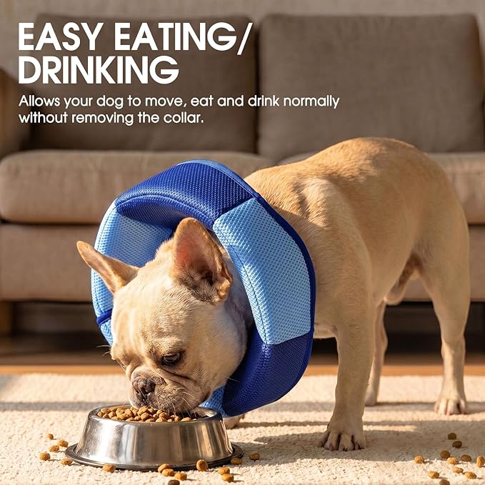 Dog Cones for Large Dogs, Soft Pet Cone Stop Licking After Surgery, Adjustable - Image 5