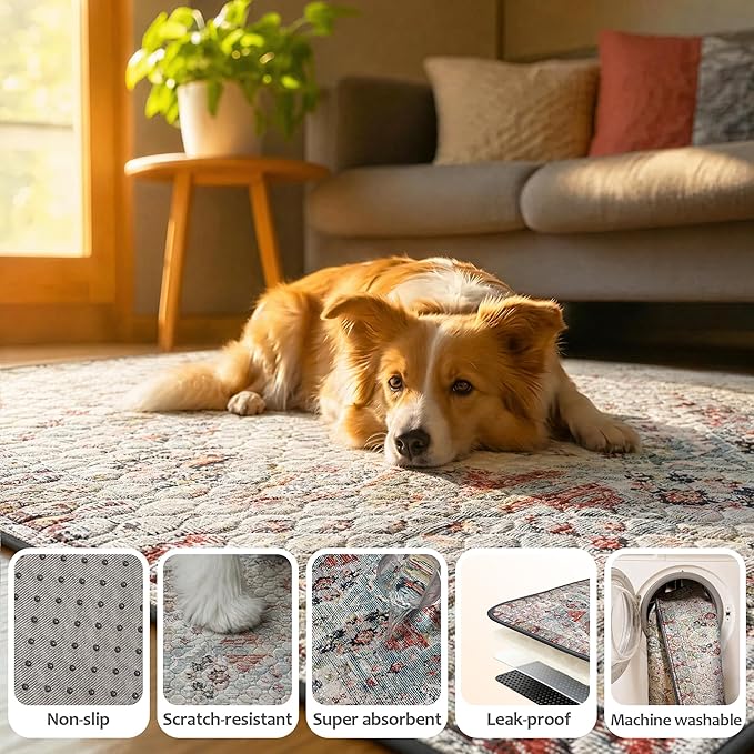 Washable Pee Pads for Dogs, Reusable Puppy Potty Training Pads, Ultra-Absorbent - Image 5