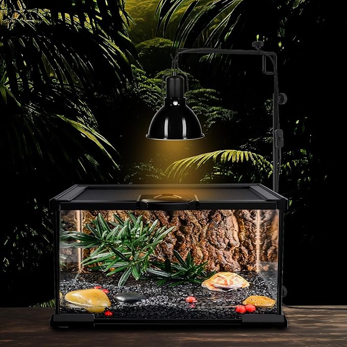 DXOPHIEX 5.5 inch Dome Reptile Light Fixture Reptile Heat Lamp UVB Light Fixture - Image 6