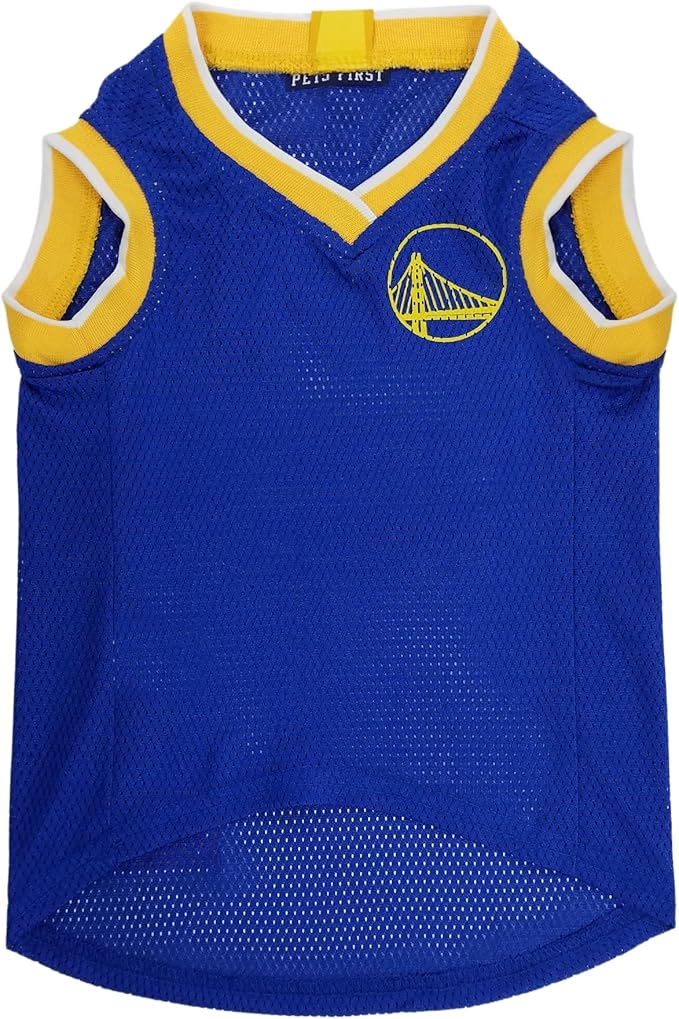 Pets First NBA GOLDEN STATE WARRIORS DOG Jersey, Small - Image 2