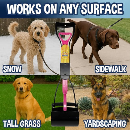 Bodhi Dog Complete Poo Pack- 24" Pooper Scooper, Poop Bags, & Waste Bag Holder - Image 3