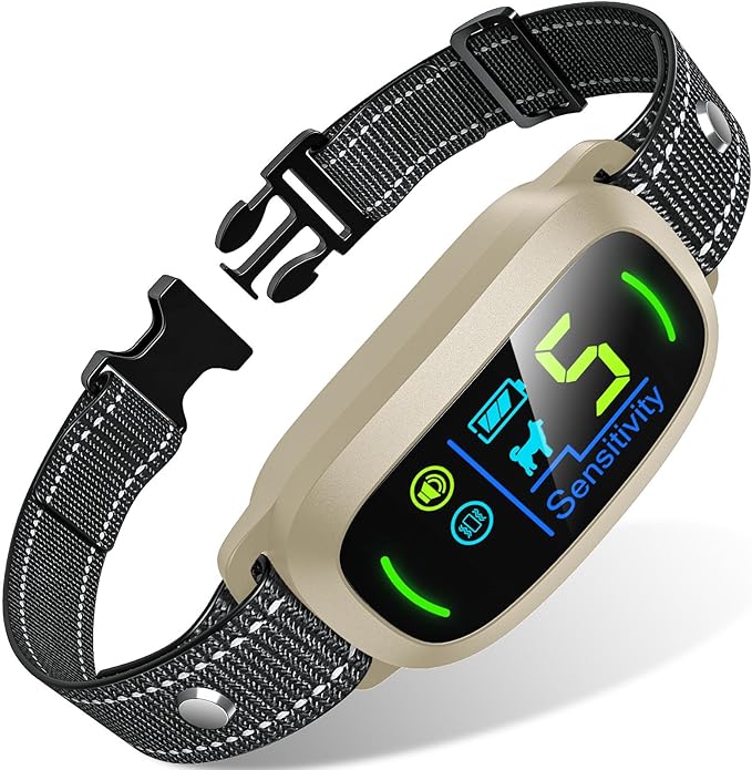 FAFAFROG Dog Bark Collar, Rechargeable Smart Collar, Anti Barking Training by FAFAFROG