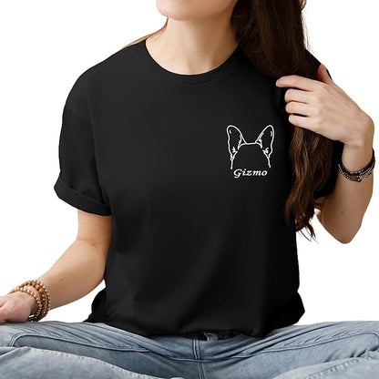 Custom Dog Mom Shirt Personalized Dog Ears Sweatshirt - Image 4