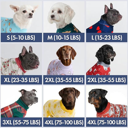 Spark Paws Dog Christmas Pajama, Dog Recovery Suit Male, Ultra-Soft and 4-Way - Image 2