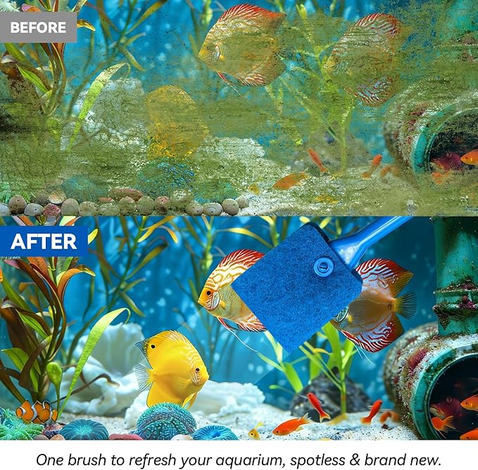 Promising Aquarium Scrubber Tools, Fish Tank Brush - Image 6