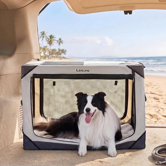 Lesure Collapsible Dog Crate by Lesure