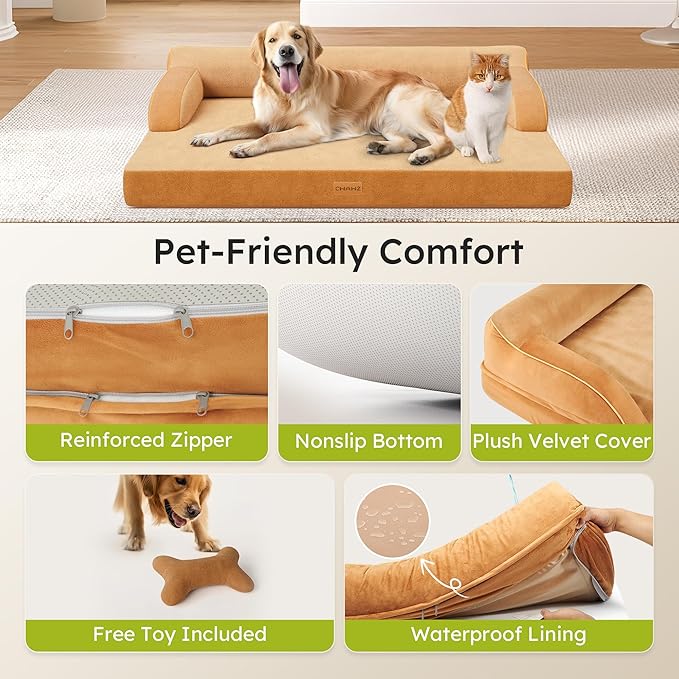 CWAWZ XL Plus Orthopedic Dog Bed, Big Dog Bed - Image 5