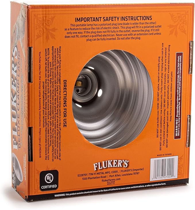 Fluker's Repta-Clamp Lamp, Heavy Duty Clamp Light - Image 4